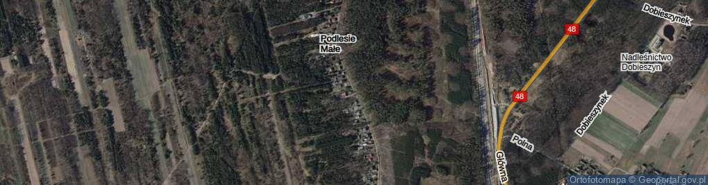 Zdjęcie satelitarne Podlesie Małe ul.
